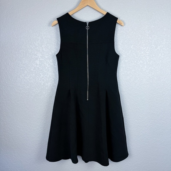 Maeve Anthropologie Debutante Dress, Black L - Fit & Flare, Sleeveless, Chic - Picture 4 of 9